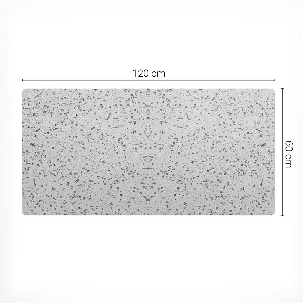 Mata Antypoślizgowa Pod Myszkę I Klawiaturę Terrazzo Symetria 120X60 Cm