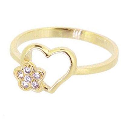 Vergoldeter Ring „Love“ – 12x9 mm