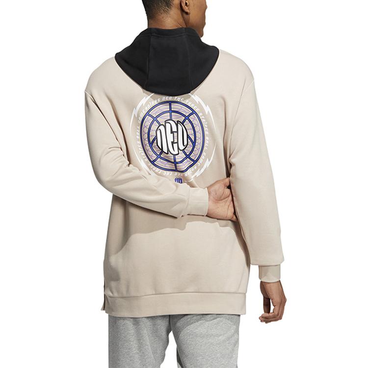adidas Neo Logotrykk Fargeblokk Hettegenser Unisex Hettegenser Grå IA6878
