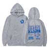 Felpa Stampata QEEAN BEACH Wild Wave 1971 per Bambini - Pullover Autunno/Inverno Vestibilità Larga per Ragazzi e Ragazze