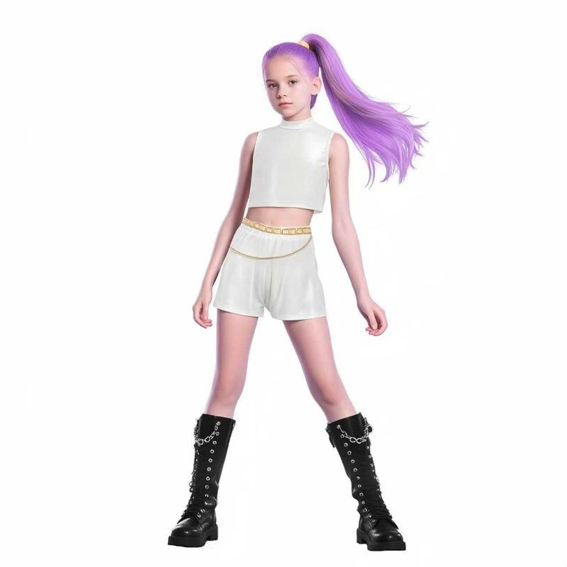 Halloweenský kostým lovců čarodějnic Rumi pro děti Zoe Mira ženský cosplay kostým