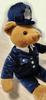 [USED] Teddy Bear Policeman with tag Keel Toys