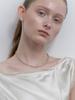Love Me Monster Chic Gray Pearl Necklace (L251Mnk020)