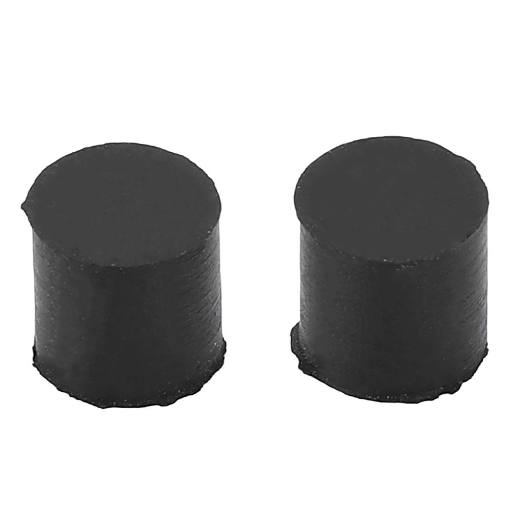 2ks gumových dorazů rotoru ventilu pro díly dechových nástrojů, lesní roh, tuba, pozoun
