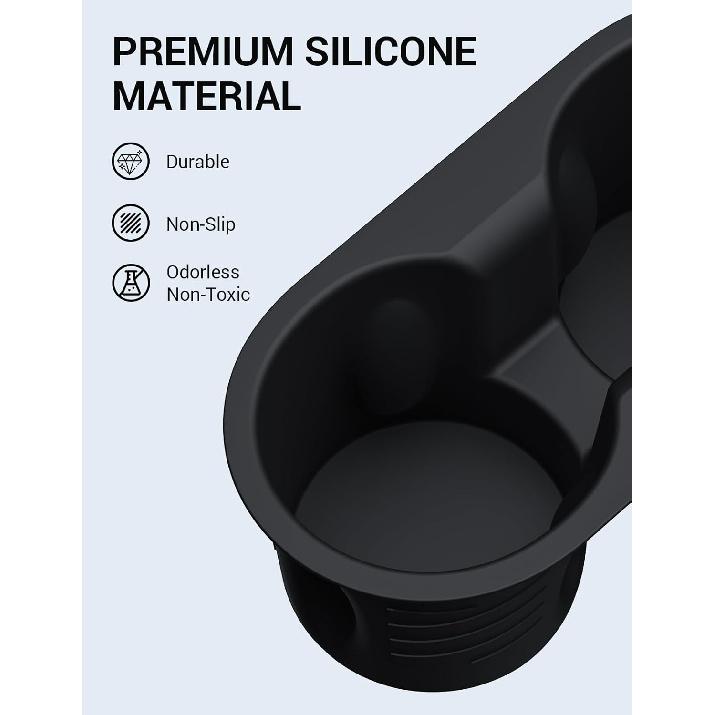 Motrobe 2025 2026 Tesla Model Y Juniper 2024 2025 Model 3 Highland Center Console Cup Holder Ert Silicone Cupholder For Model 3 Highland Model Y