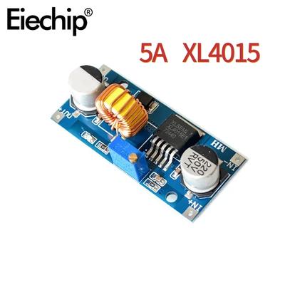 5A XL4015 DC-DC 4-38V To 1.25-36V 24V 12V 9V 5V Step Down Adjustable Power Supply Module LED Lithium Charger With Heat Sink