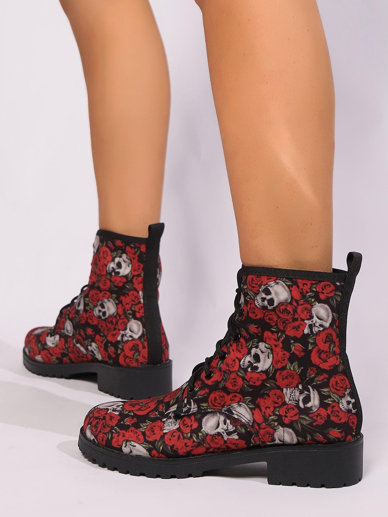 модные женские сапоги весна/осень с круглым носком на низком каблуке для женщин — фото 3