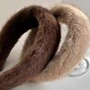 Sweet Headbands Faux Furs Headband Fashion Headband Multipurpose Yoga Sports Spa Wide Brim Hair Hoop for Woman Girls