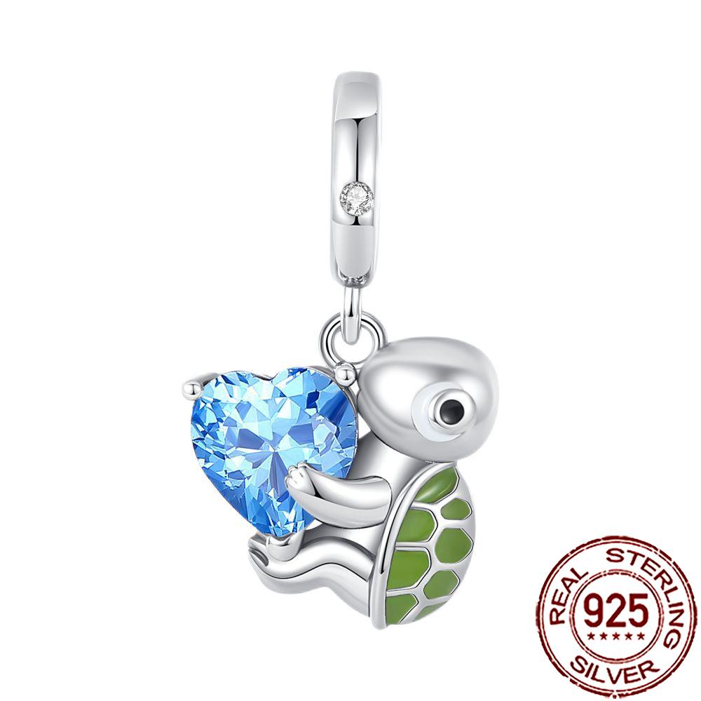 New Charms Copper Cat Dog Flamingo Chameleon Axolotl Animal Beads Fit Bracelet Necklace Women Diy Jewelry