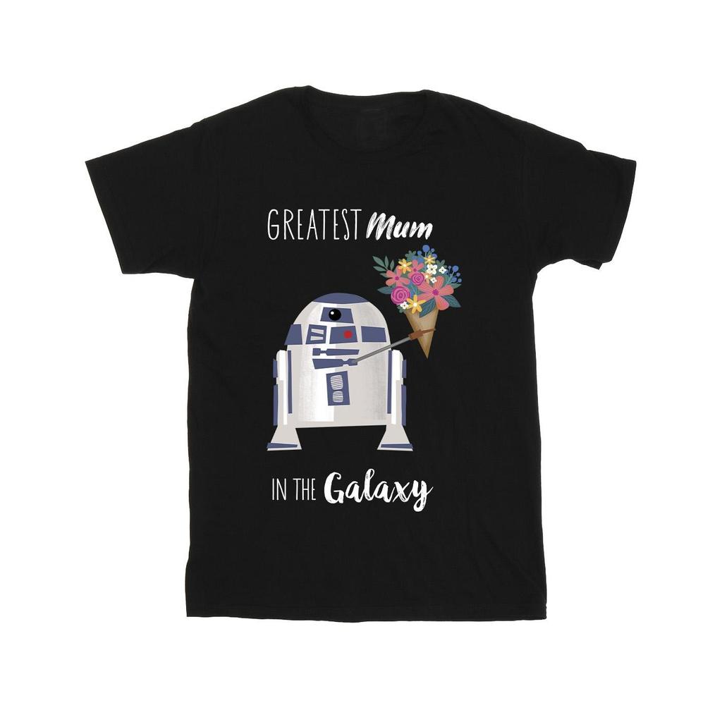 Star Wars Mens R2D2 Greatest Mum T-Shirt