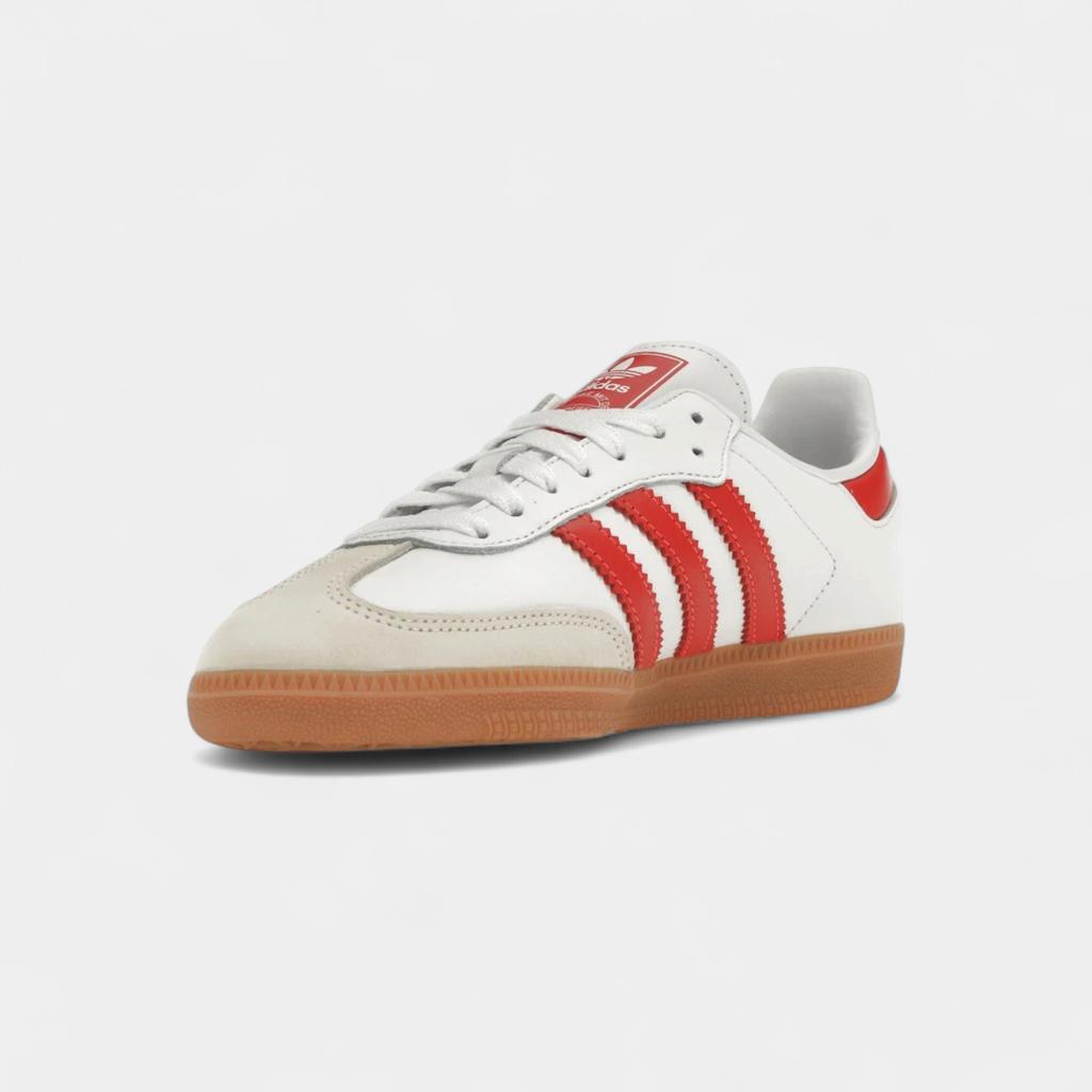 adidas Samba OG White Solar Red Gum (Women's)