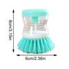 Kitchen Wash Pot Dish Brush Washing Utensils With Washing Up Liquid Soap Dispenser Household Kitchen Cleaning Accessories