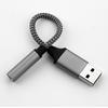 USB To 3.5mm Audio Jack Adapter USB To 3.5mm Headset/Microphone USB To 3.5 Jack Adapter External Stereo Sound Card 15CM