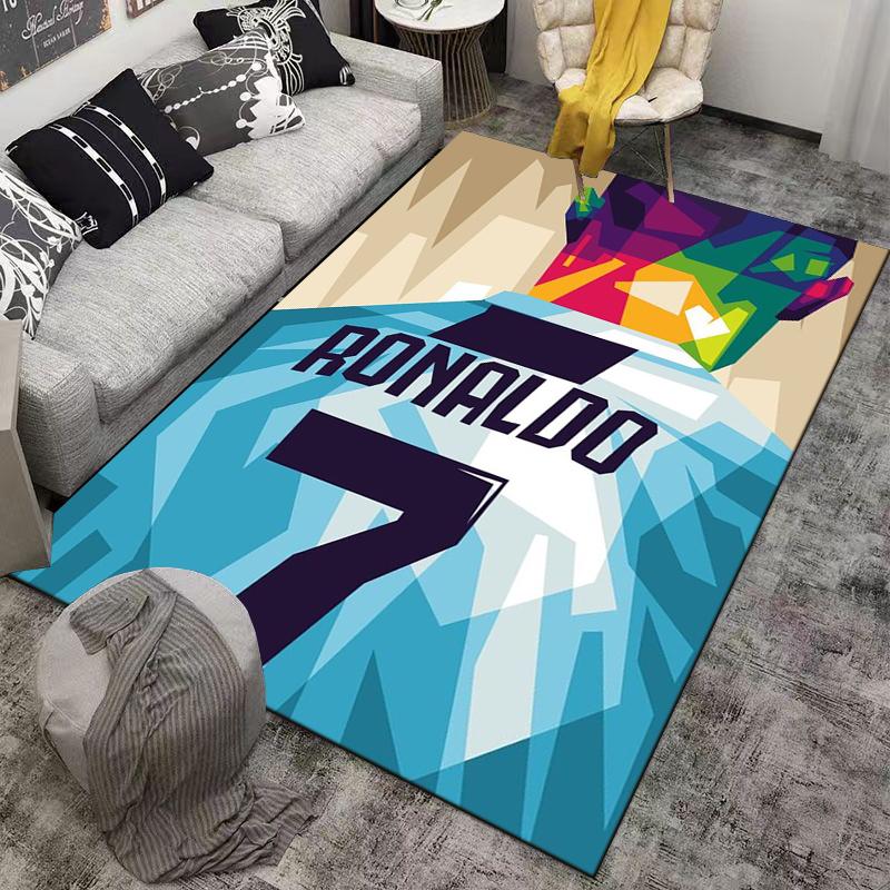 Geometryczny Dywan Ronaldo 7 z Kolorowym Abstrakcyjnym Wzorem Nadaje się do użytku jako antypoślizgowy do salonu sypialni sof