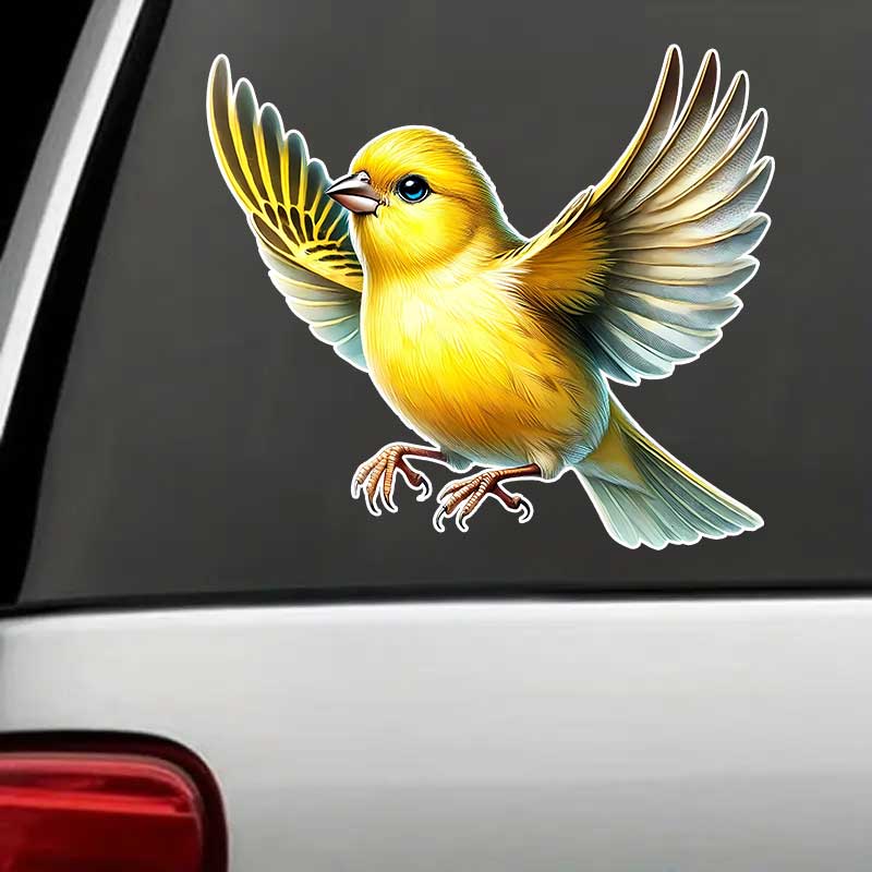 Canary Car Sticker Vinyl Decal Waterproof Rear Window Motorcycle Camper Bumper Truck Laptop Decoration Y05