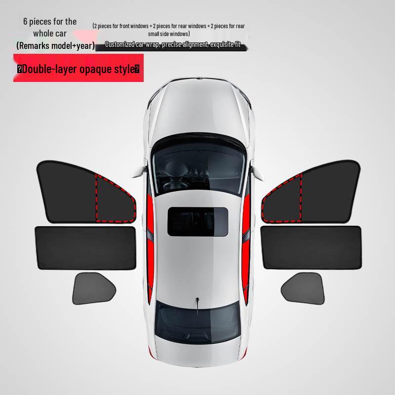 Roewe Car Sunshade: Double-Layer Blackout Privacy and Heat Insulation for Side Windows
