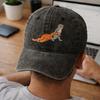 Stylish Cotton Baseball Hat Feature Lovely Monkey Embroidery Perfect Sports Hat For Men Women And Kids