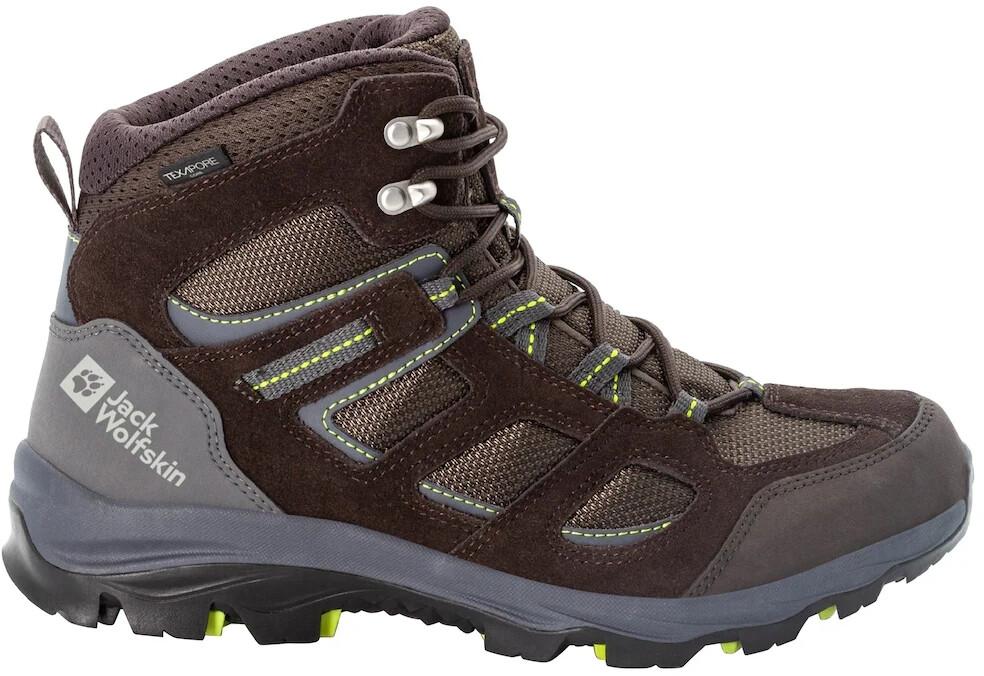 

Обувь для треккинга Jack Wolfskin Vojo 3 Texapore Mid (4042462) dark brown/lime 47 ½