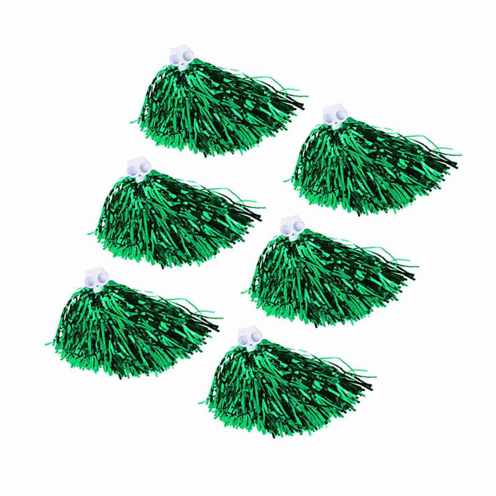 Lightweight Cheer Er Pom Poms Sports Party Dance Accessories (green)
