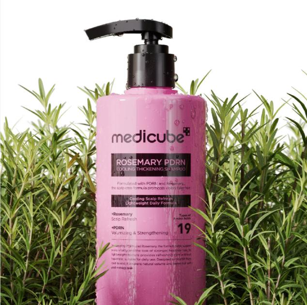 Medicube Rosemary PDRN Cooling Hair Loss Care Shampoo 400ml Refreshing Scalp Strengthening Shampoo