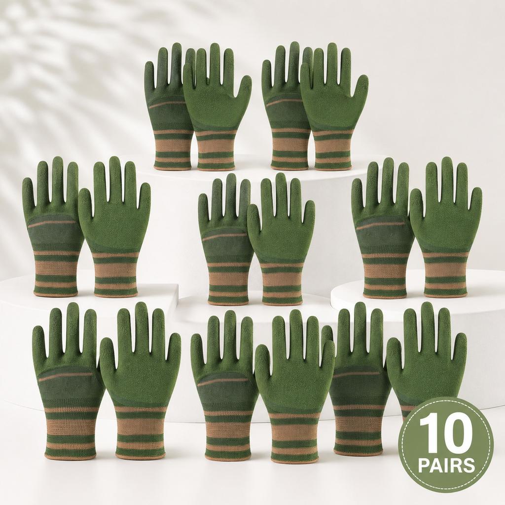 1/2/10pairs Gardening Gloves Thorn Proof Rose Pruning Garden Glove Protection Glove Rose Gloves for Cactus Rose and Blackberry