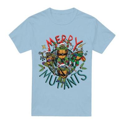 Teenage Mutant Ninja Turtles: Mutant Mayhem Mens Merry Mutants Christmas T-Shirt