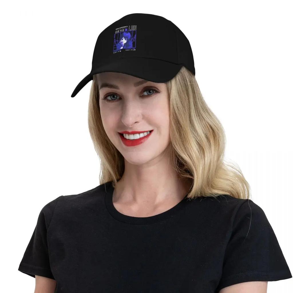 Serial Experiments Lain Baseball Cap Hat men funny hat luxury caps Sunhat Women's Hats For The Sun Men's