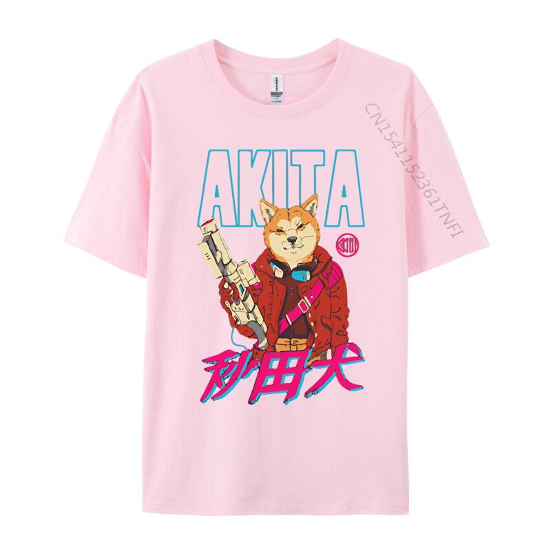 Adult Latest Printing Tops  Tees Cotton Top Tshirts Akita Neo Tokyo Tshirt Vintage Tshirt Brand T Shirt