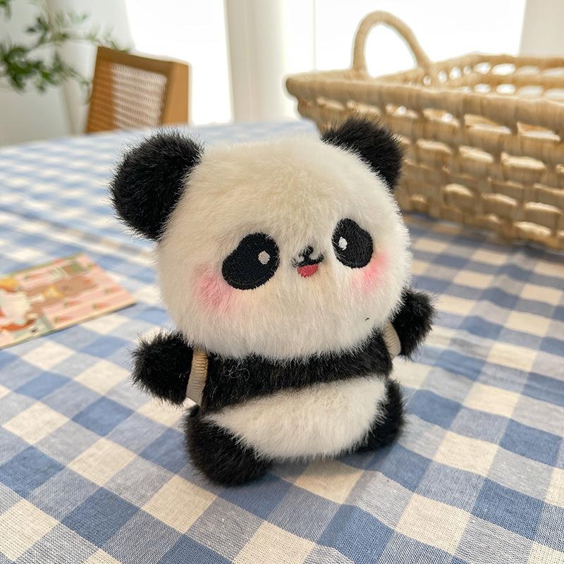 Cartoon 4-inch Pendant Keychain Atmosphere Doll Cute Rabbit Backpack Accessories Grab Machine Doll Boutique