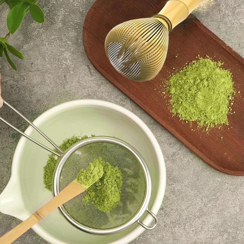 ABS Matcha Whisk Hangable Green Tea Powder Whisk Portable Tea Brush