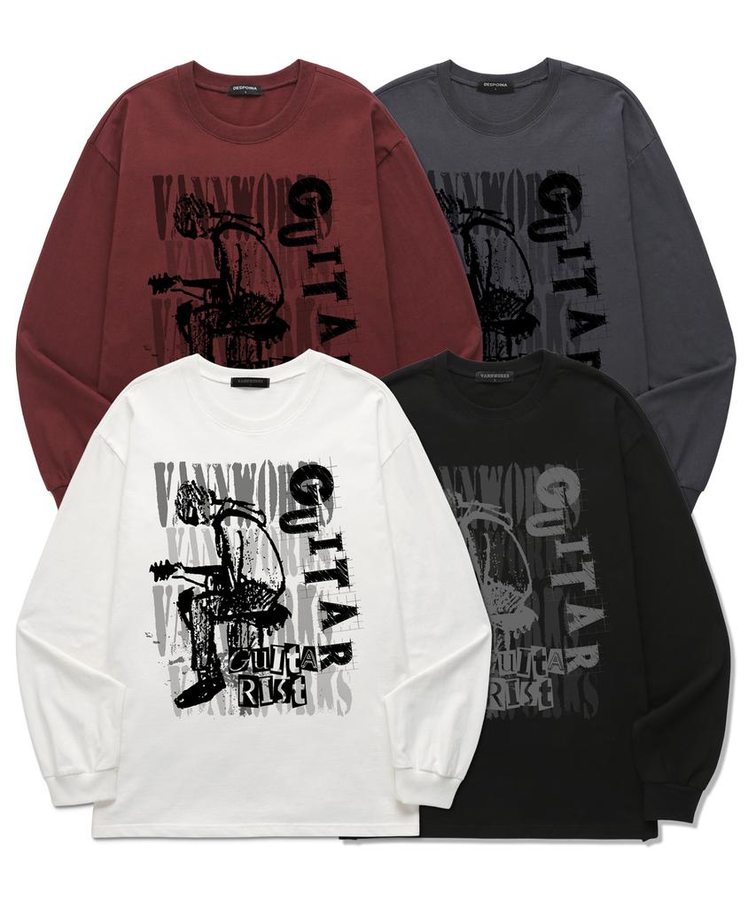 VANNWORKS Guitar Long Sleeve (Vls0203) Charcoal