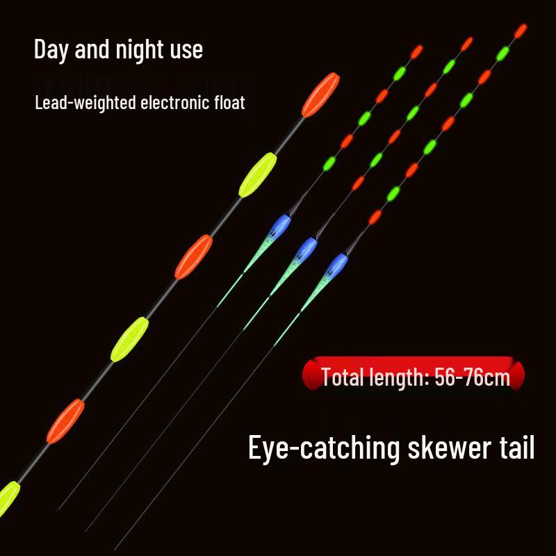 Lead-Free Luminous Dual-Use Electronic Fishing Float for Day/Night - Ideal for Carp and Crucian Carp Fishing