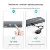 MT-viki HDMI KVM Switch 2-Port 2-Monitor 4K Dual Display