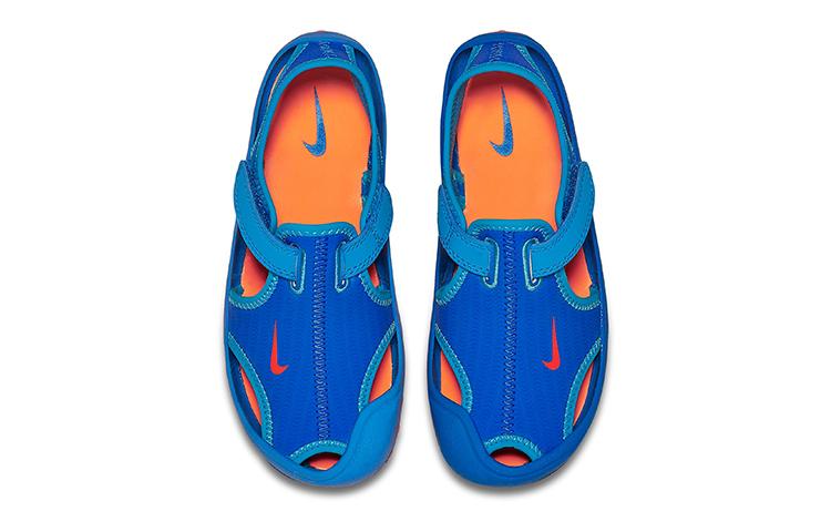 Nike Sunray Protect 2 Children's Sandals Blue Orange Children Aged 3 7 Years Old 344926-418