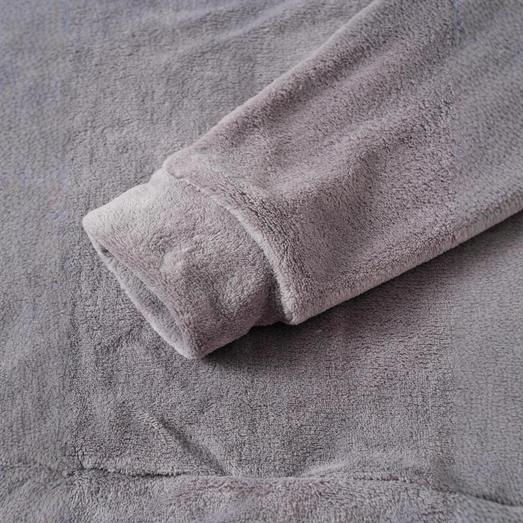 Automne Hiver Pull à Capuche Ample pour Homme Décontracté Polaire Corail Chaud Pull Veste Évacuation de l'Humidité Coupe Confortable Doux pour la Peau Respirant Hauts