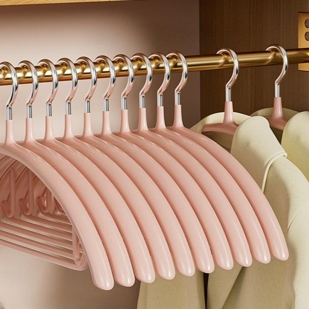 Бесшовная нескользящая вешалка для свитера с защитой от плеч 10 pieces розовый 1870₽