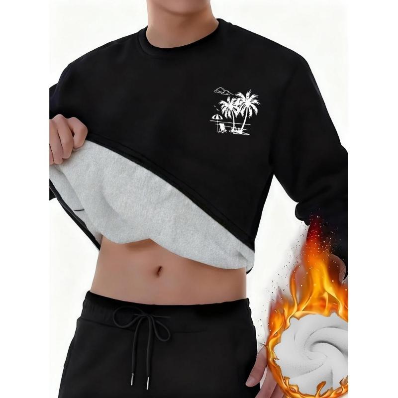 

Cozy & Low-Maintenance, Men s Thermal Shirt XXL чёрный