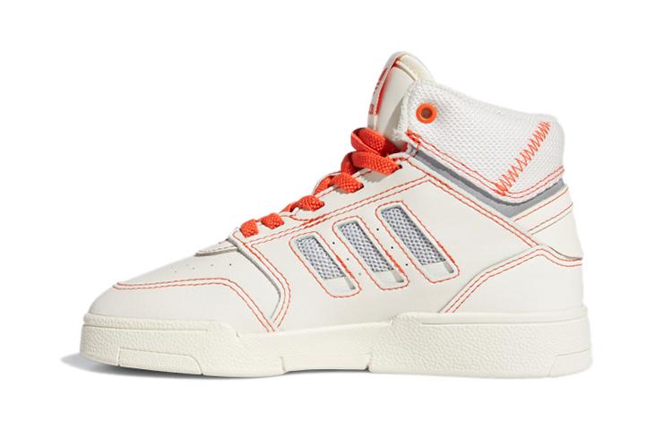 

Adidas Originals Drop Step Casual High top Kids Skateboarding Shoes Ecru Children Aged 3 7 Years Old FV5156 31.5