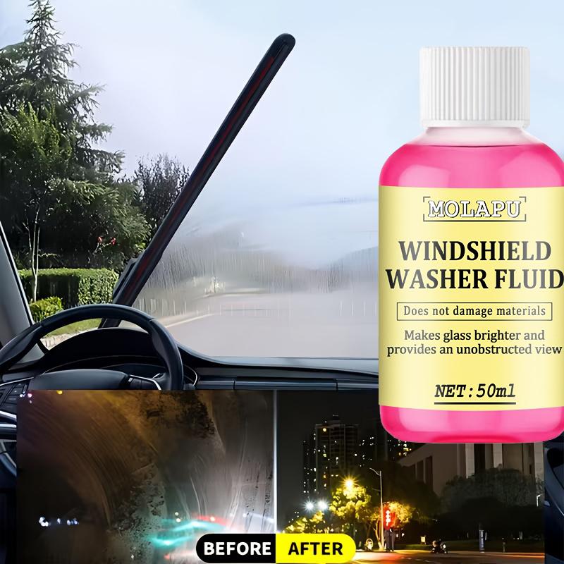 Premium Glass Cleaner Windshield Wiper Fluid, 1:100 Concentrated Solution, Suitable for Removing Water Stains, Tar, and Oxidation Layers, K