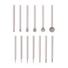 2025 Trend 13 Pcs Ball Shape Diamond Burr Diamond Mounted Grinding Burs Stone Carving Set With 3/32 Inch Mandrel For Rotary Tool