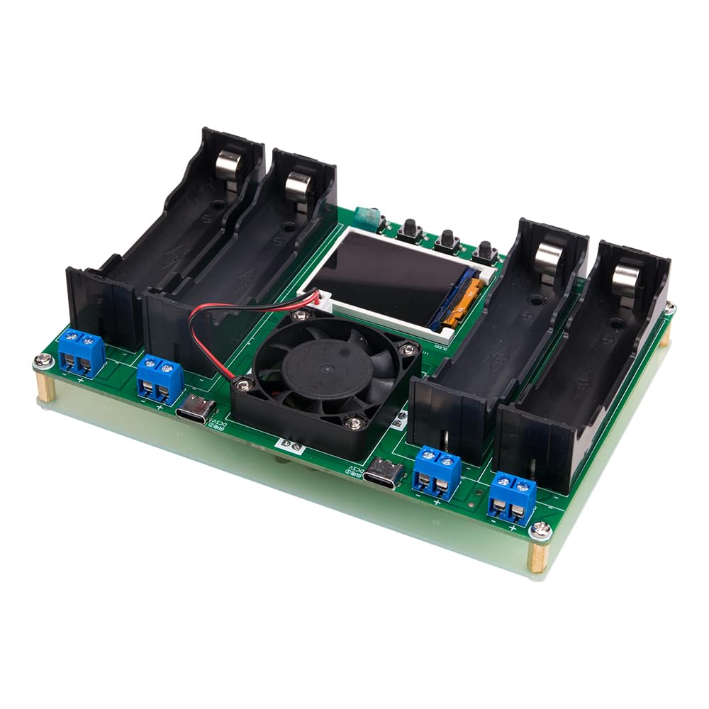 18650 Type-C LCD 4/1 Channel Display Battery Capacity Tester MAh Lithium Digital Battery Detection Module For Battery Testing