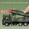 1:32 Missile Rocket Launcher Drone Launch Model Car Toy Metal Diecast Sound Light Military Vehicles Toys Models Boys Gifts