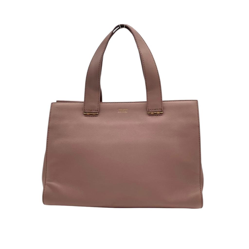 Used GIORGIO ARMANI Handbag Leather handbagHandbag pink leather Women