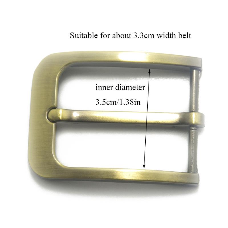 

Men Classic Belt Head Replacement Belts Buckle Waistband Buckels Handmade Handmade Pin Leather Craft Accessories Waistband Parts