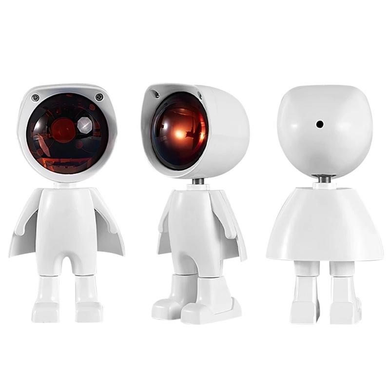 Sunset Projector Lamp LED Night Light USB Power Supply Rainbow Sun Projecting Lights for Background Wall Bedroom Decor Lighting