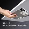 BeishiTenwaymili Laptop Storage Bracket, Under-Desk Storage Hardware, Notebook and Tablet Holder with Screws, Under-Desk Laptop Storage Bracket, PC Ra