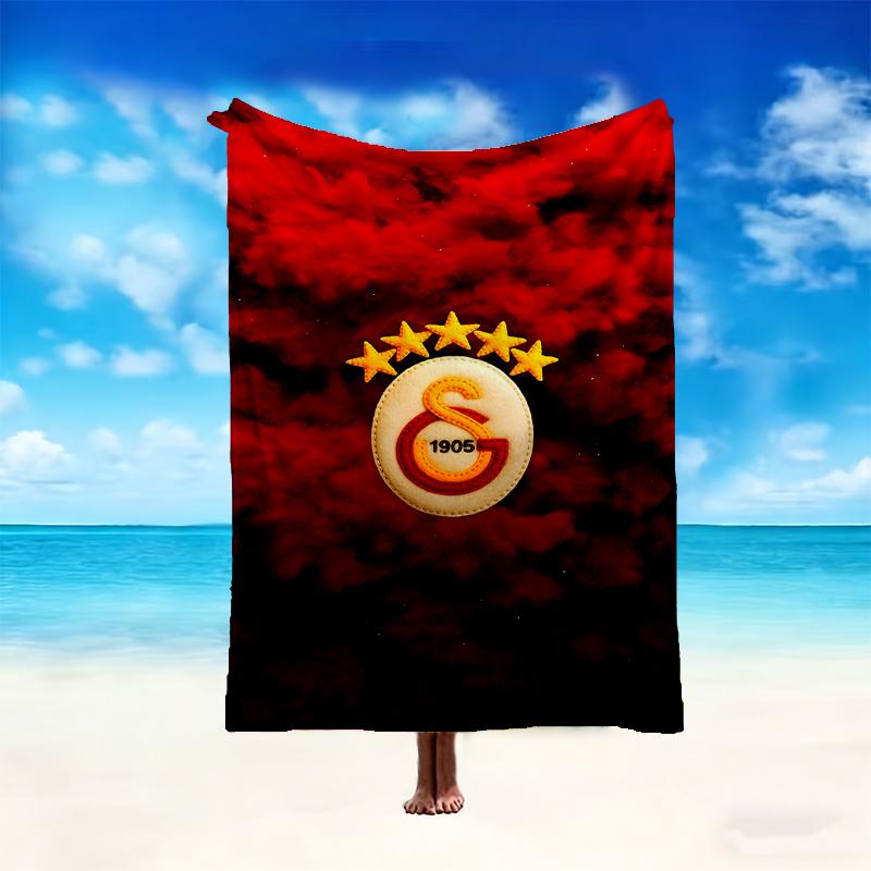1pc Easy-Care Galatasaray SK Blanket, Perfect for Couch, Bed, Home, Travel & More, Warm & Durable Printed Blanket