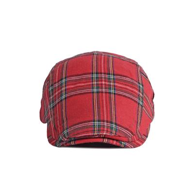 Spring Summer Thin Breathable Cap Men's British Vintage Beret Women Plaid Gatsby Painters Hats Ivy Flat Hat Gorro Hombre Boina
