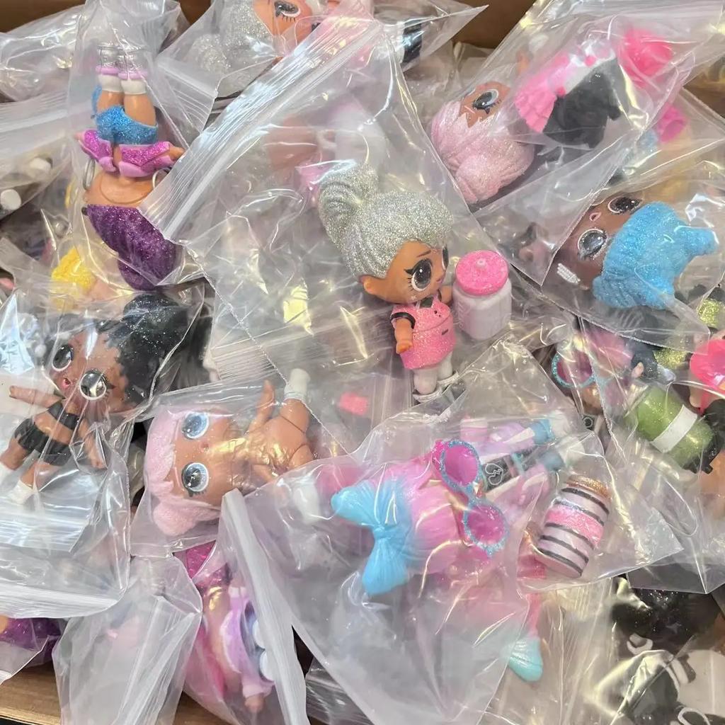 1 Doll + 1 Clothes + 1 Shoes + 1 Baby Bottle + 1 Accessories LOL Doll Original 8cm Big Sisters Girls DIY Toys Gifts