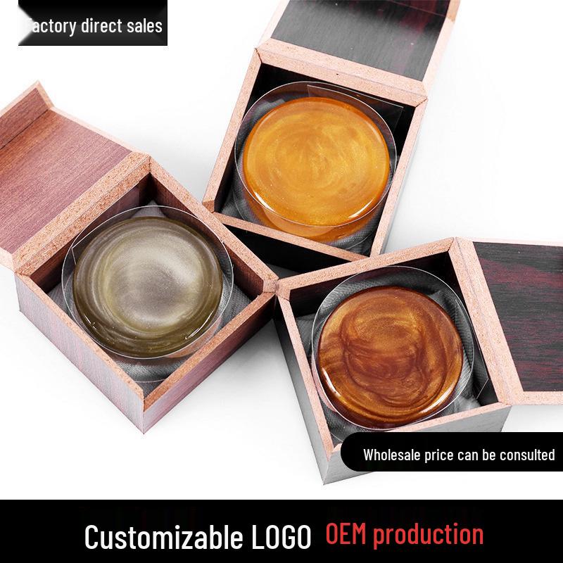 Letong Dust-Free Violin & Erhu Rosin, Wooden Box Cello Rosin Block Yellow